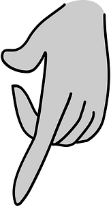 Woman hand gesture
