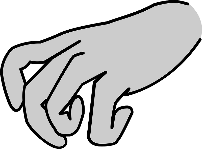 Woman hand gesture