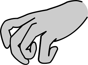 Woman hand gesture