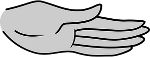 Woman hand gesture