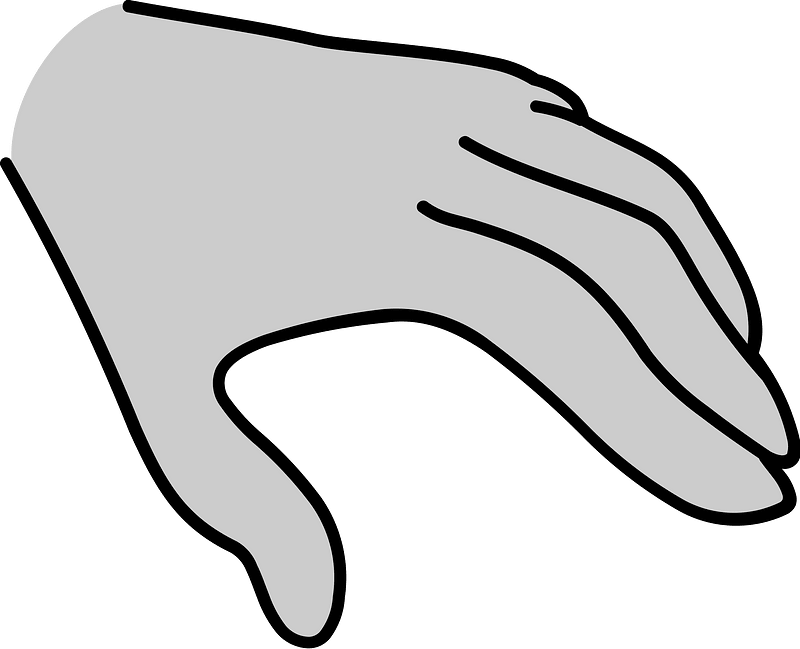 Woman hand gesture