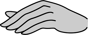 Woman hand gesture