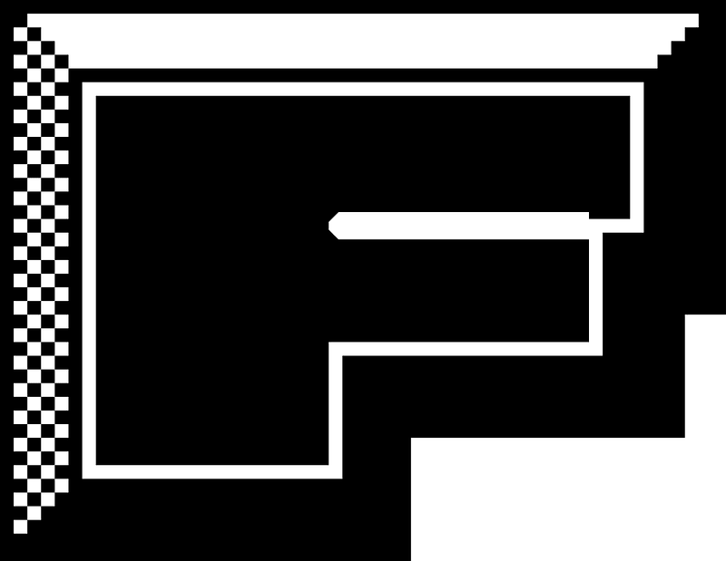 Block buster letter f