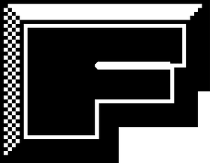 Block buster letter f