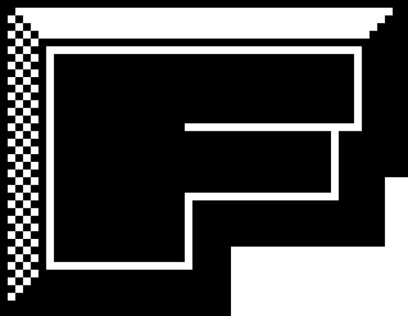 Block buster letter f