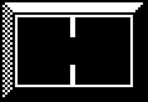 Block buster letter h