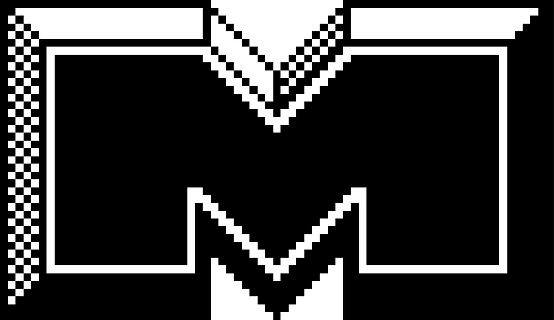 Block buster letter m