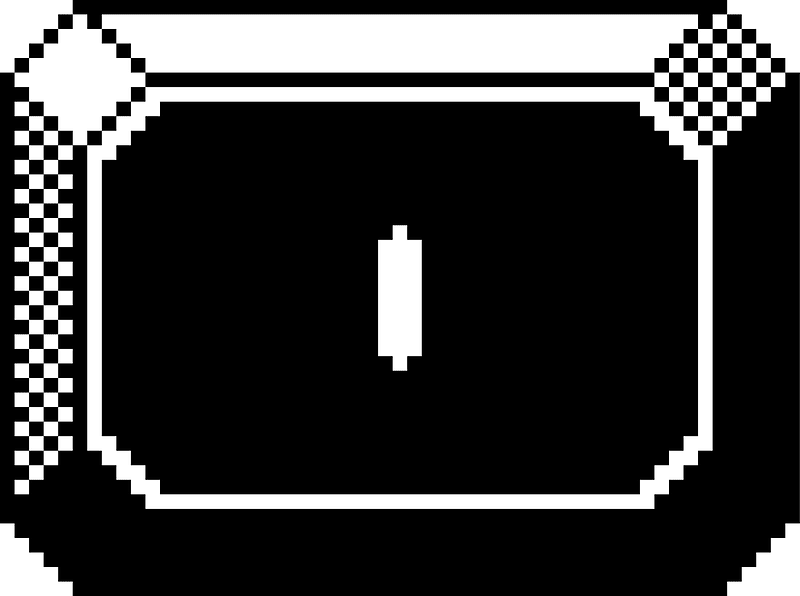 Block buster letter o