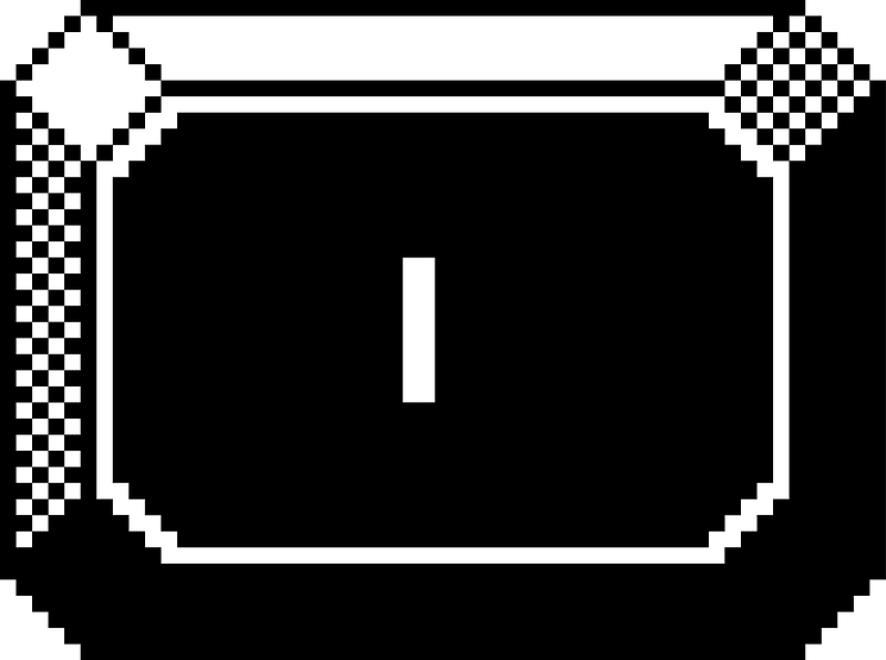 Block buster letter o