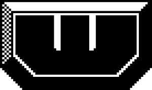 Block buster letter w