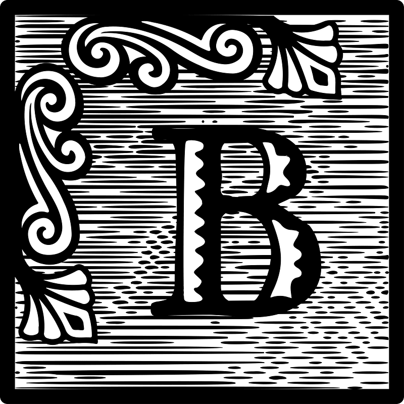 Decorative letter b