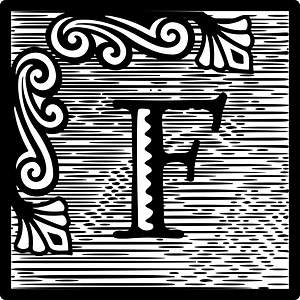 Decorative letter f
