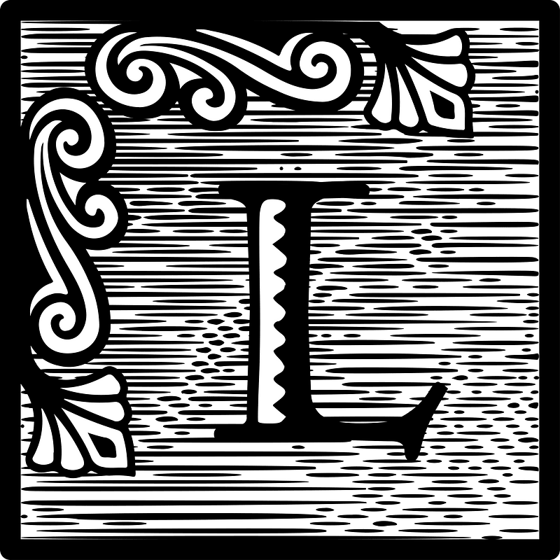 Decorative letter l