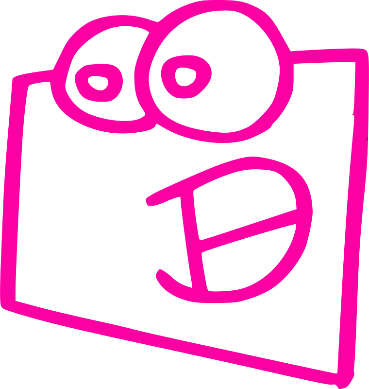 Funny square face