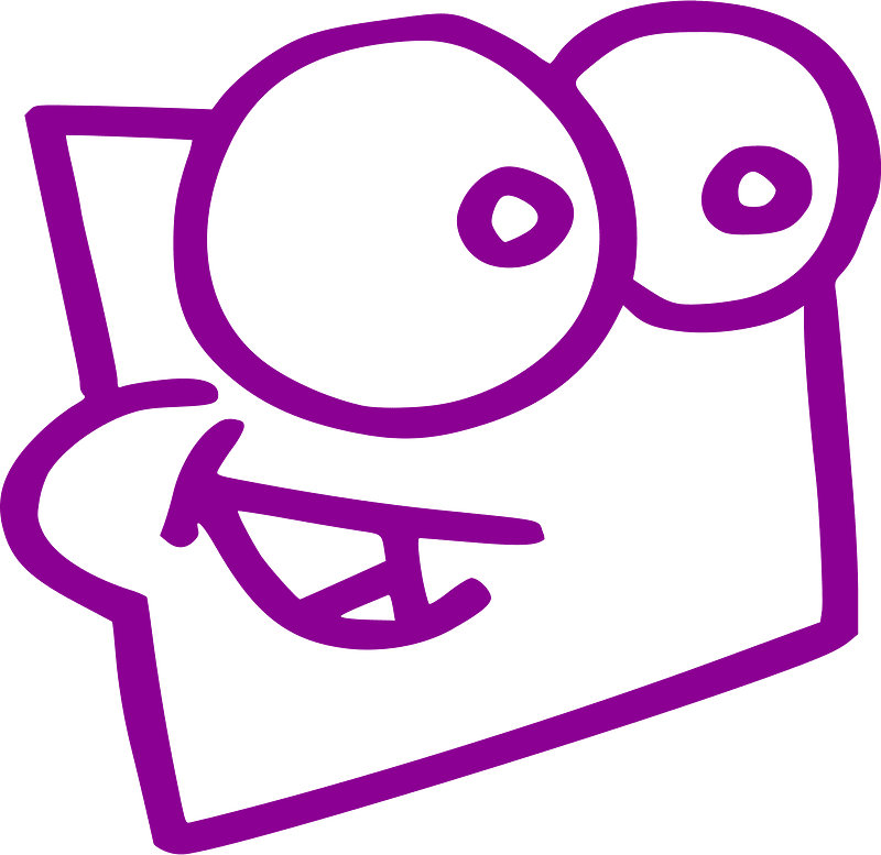 Funny square face