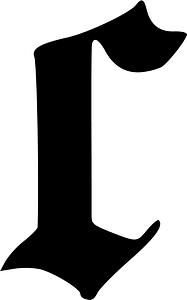 Old english letter c