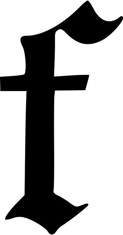 Old english letter f