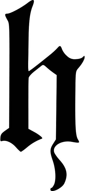 Old english letter h