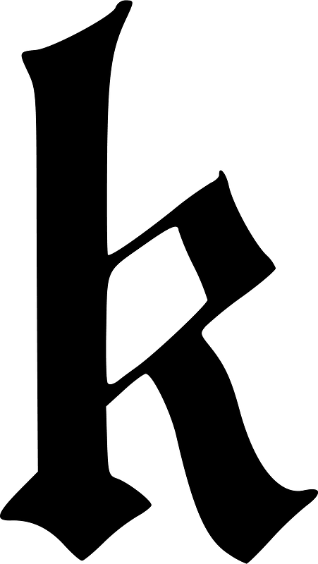 Old english letter k