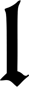 Old english letter l