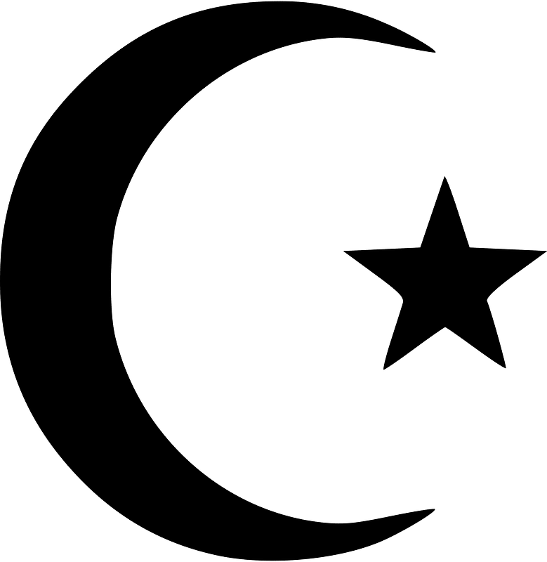 Star and crescent moon