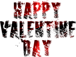 Happy Valentine's Day lettering