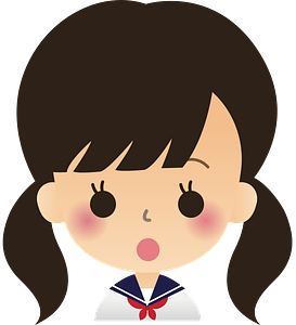 Surprised School Girl
