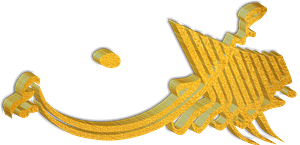 Golden calligraphy