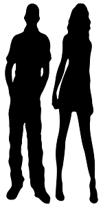 Toilettenanhänger VIP Silhouette