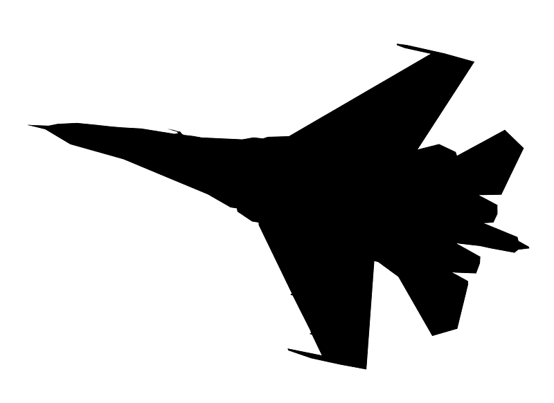 Su-27 silhouette