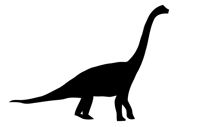 Brachiosaurus silhouette