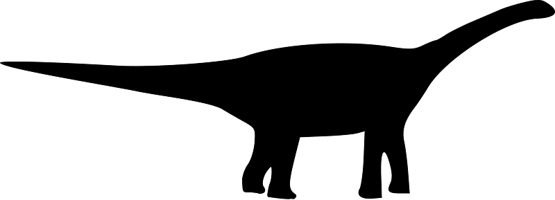 Basal sauropod silhouette