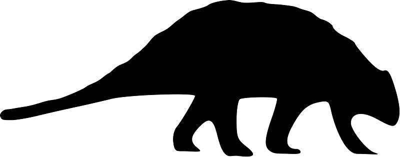 Ankylosaurus silhouette