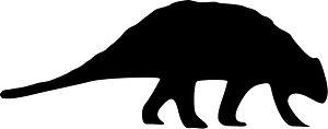 Ankylosaurus silhouette