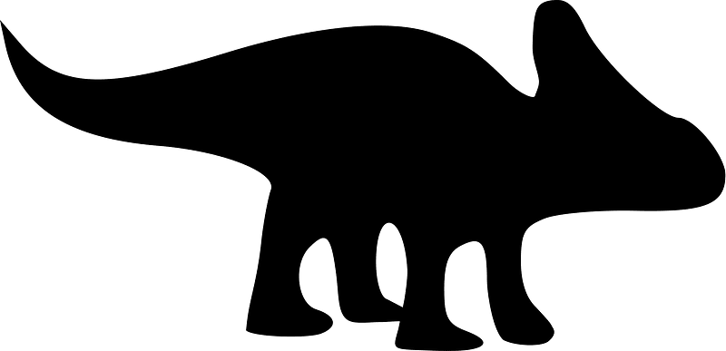Protoceratops silhouette