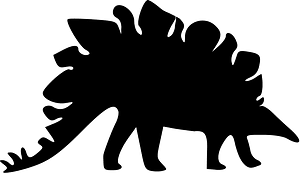 Stegosaurus silhouette