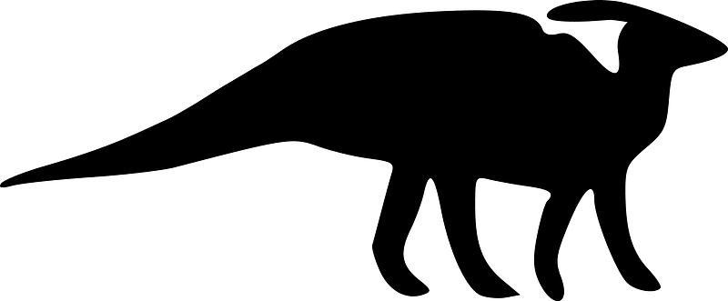 Parasaurolophus silhouette