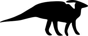 Parasaurolophus silhouette