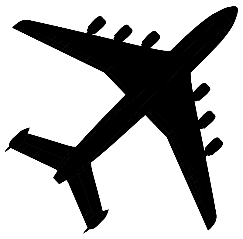 An 225 silhouette
