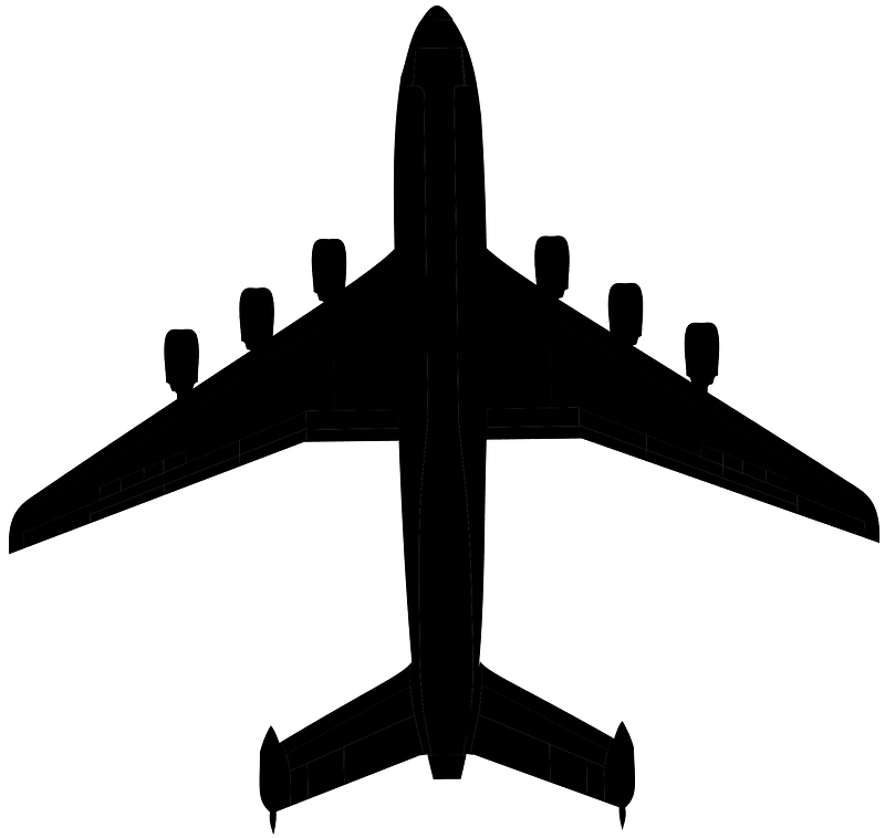 An 225 silhouette vertical