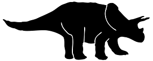 Ceratopside silhouette