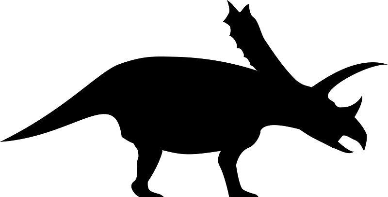 Pentaceratops Silhouette