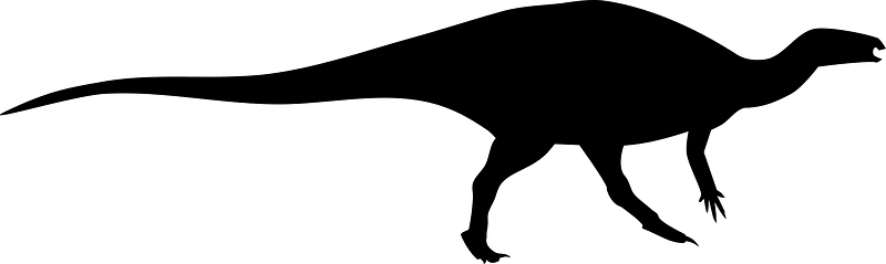 Camptosaurus Silhouette