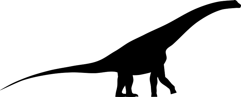 Alamosaurus Silhouette