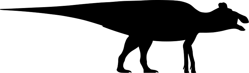 Edmontosaurus Silhouette