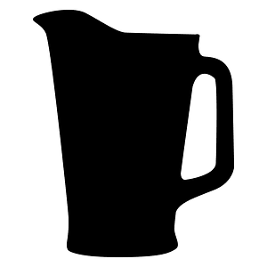 Alcohol glass pitcher