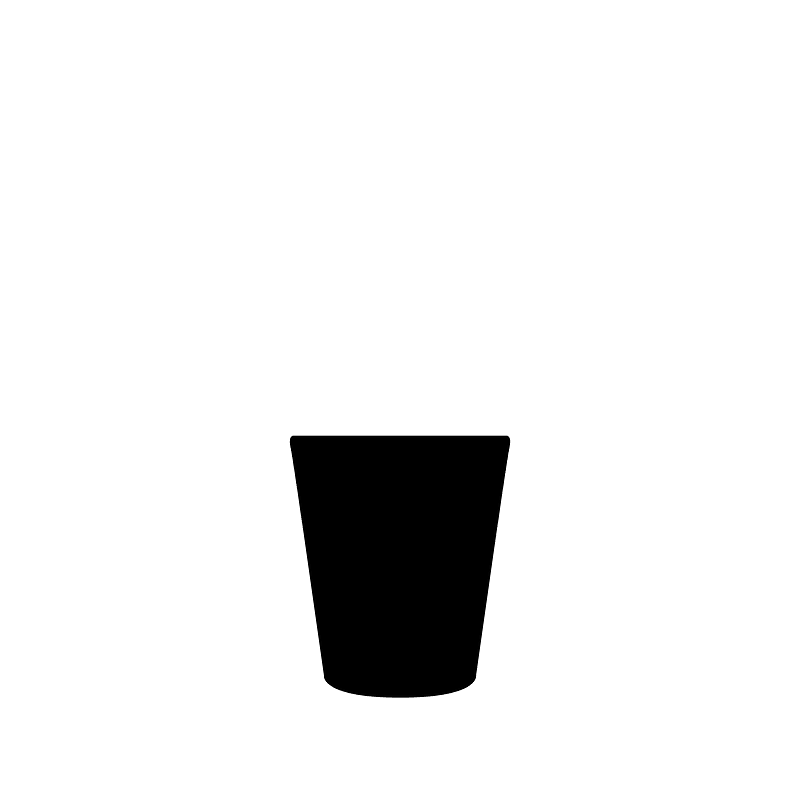 Alcohol glass shot single