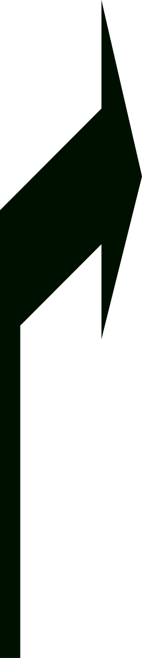 Italian traffic sign - Freccia direzionale grande-destra