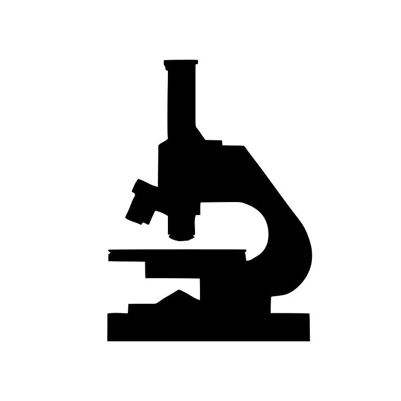 Microscope silhouette