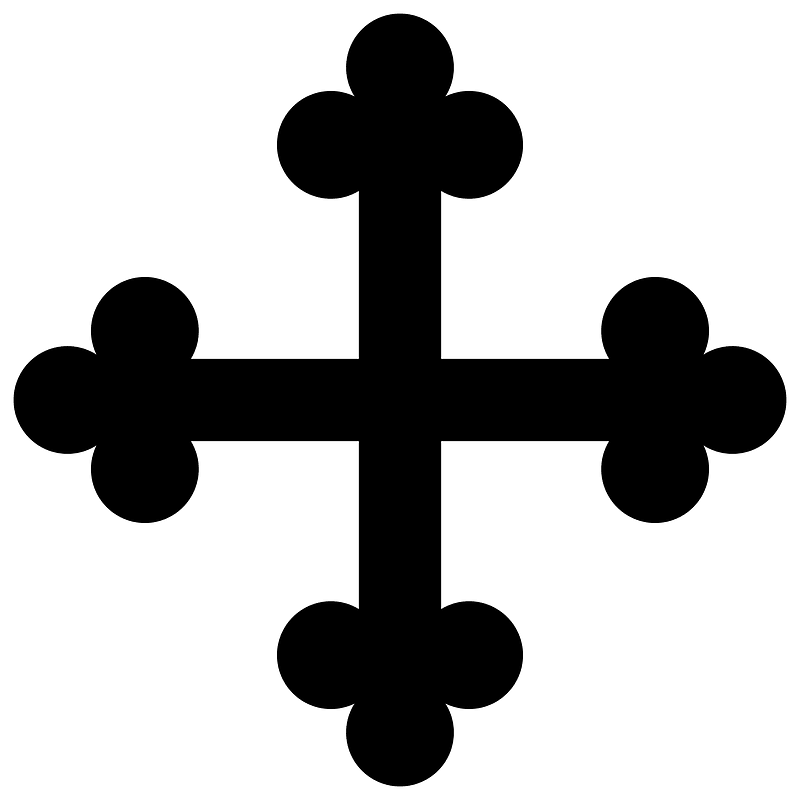Cross-Bottony-Heraldry